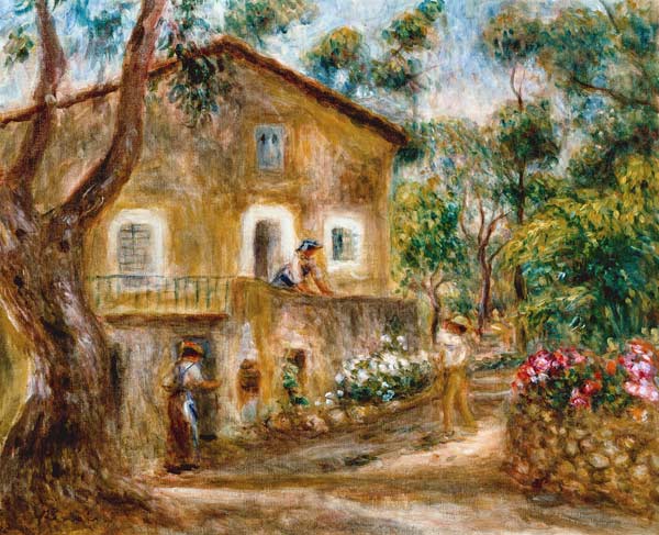 A casa de Collettes em Cagnes – Pierre-Auguste Renoir Pierre-Auguste Renoir Artemis Reproduction