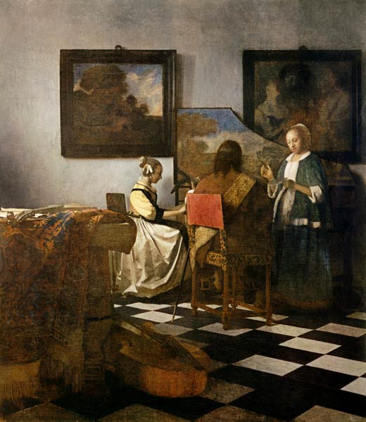 O Concerto – Johannes Vermeer Johannes Vermeer Artemis Reproduction