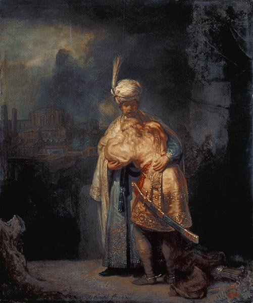 A despedida de David a Jônatas – Rembrandt van Rijn Rembrandt van Rijn Artemis Reproduction