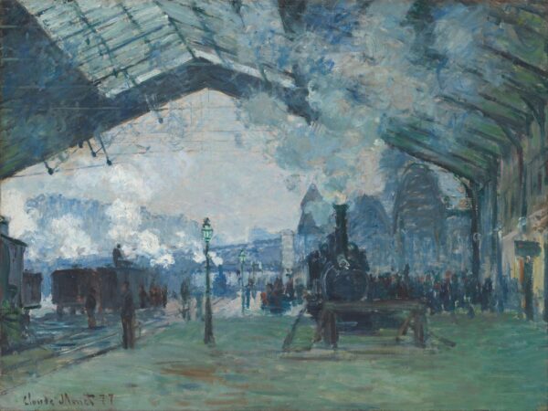 A Estação Saint-Lazare, o trem da Normandia – Claude Monet Claude Monet Artemis Reproduction