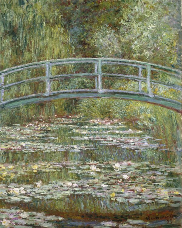 Ponte sobre um lago de ninfeias – Claude Monet “Os Nenúfares” de Claude Monet Artemis Reproduction