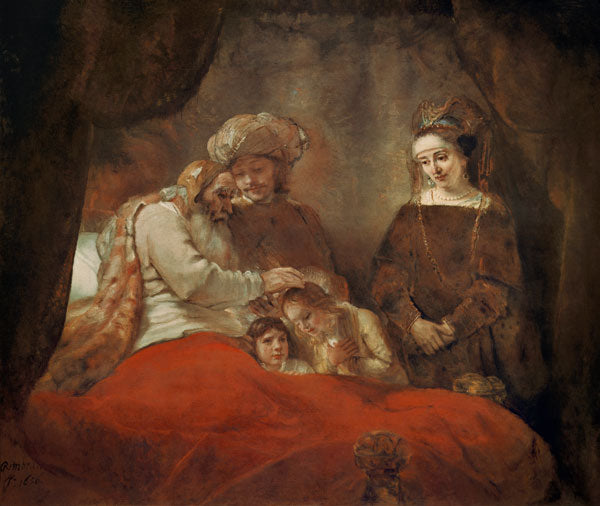 A Jacob-prière – Rembrandt van Rijn Rembrandt van Rijn Artemis Reproduction