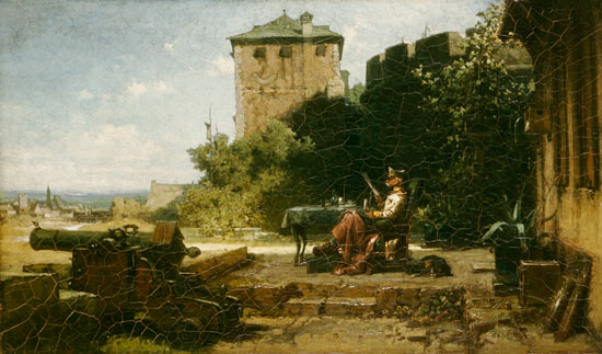 O comandante da fortaleza idoso – Carl Spitzweg Carl Spitzweg Artemis Reproduction