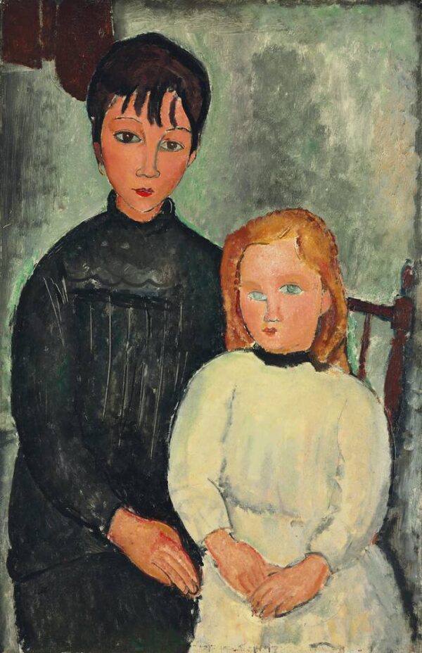 As duas meninas – Amadeo Modigliani Artemis Reproduction