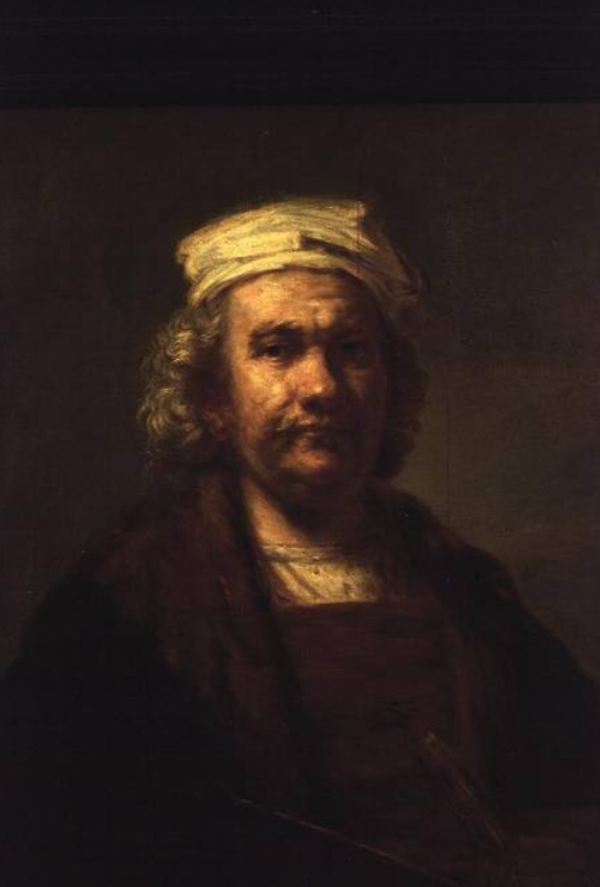 Auto-retrato c.1660 – Rembrandt van Rijn Rembrandt van Rijn Artemis Reproduction