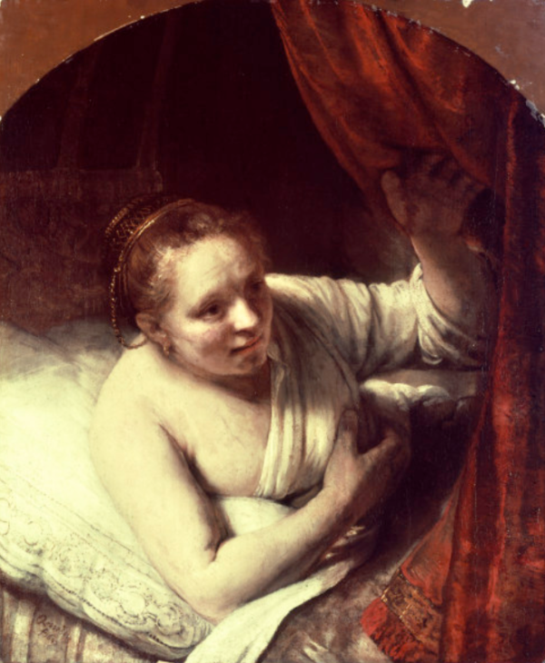 Rembrandt, Jovem mulher na cama – Rembrandt van Rijn Rembrandt van Rijn Artemis Reproduction