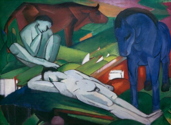 Os pastores – Franz Marc Franz Marc Artemis Reproduction