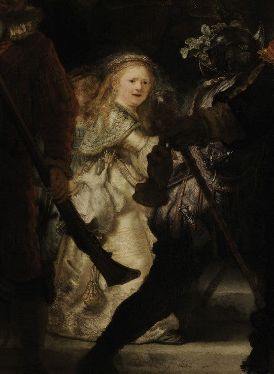 A Guarda da Noite (Detalhe) – Rembrandt van Rijn Rembrandt van Rijn Artemis Reproduction