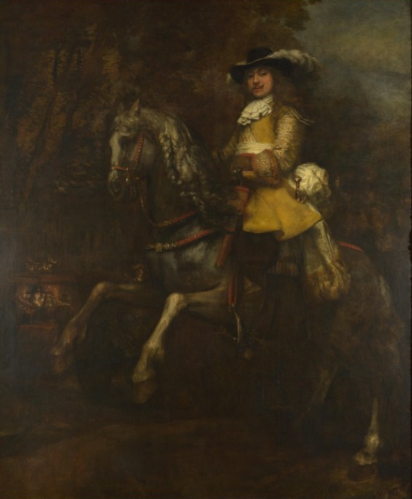 Retrato de Frederick Rihel a cavalo – Rembrandt van Rijn Rembrandt van Rijn Artemis Reproduction