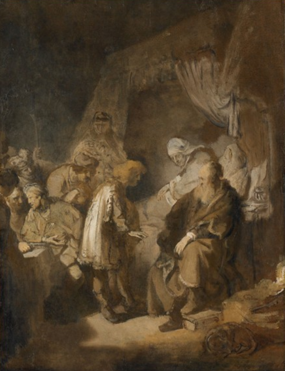 José conta seus sonhos para seus pais e irmãos – Rembrandt van Rijn Rembrandt van Rijn Artemis Reproduction