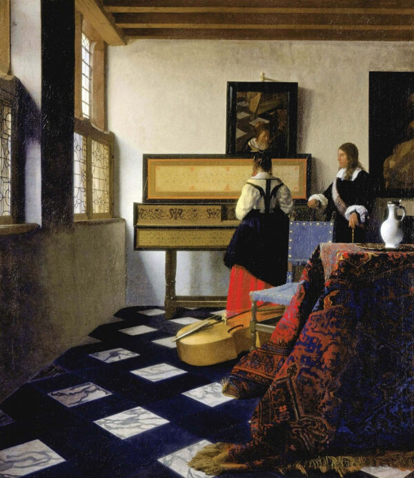 A Lição de Música (Vermeer) – Johannes Vermeer Johannes Vermeer Artemis Reproduction