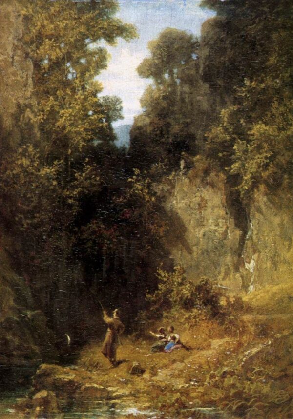 O pescador – Carl Spitzweg Carl Spitzweg Artemis Reproduction