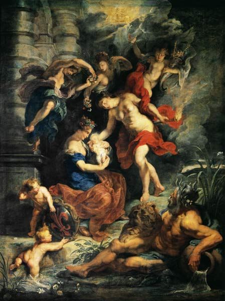 Ciclo de Médicis: O nascimento de Maria de Médicis – Peter Paul Rubens Peter Paul Rubens Artemis Reproduction