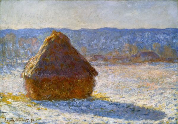 Moenda, efeito de neve, pela manhã – Claude Monet Claude Monet Artemis Reproduction