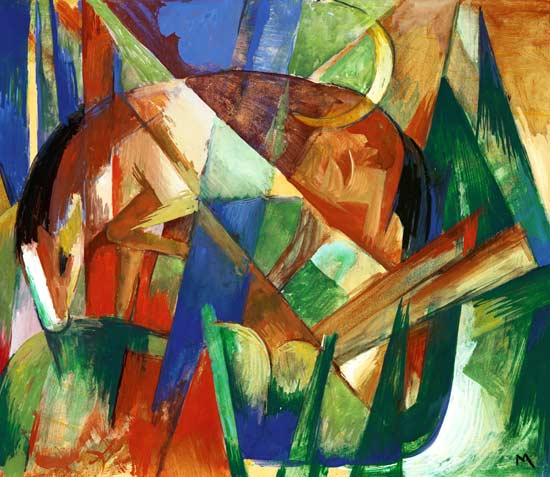 Besta Fabulosa II (cavalo) – Franz Marc Franz Marc Artemis Reproduction