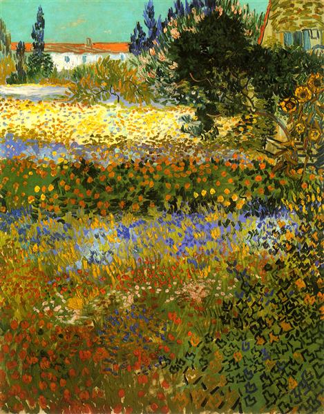 Jardim de Flores – Van Gogh Vincent Van Gogh Artemis Reproduction