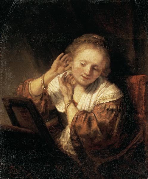 Rembrandt, Mulher com Brincos – Rembrandt van Rijn Rembrandt van Rijn Artemis Reproduction