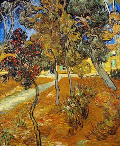 Jardim do Hospital St. Paul – Van Gogh Vincent Van Gogh Artemis Reproduction