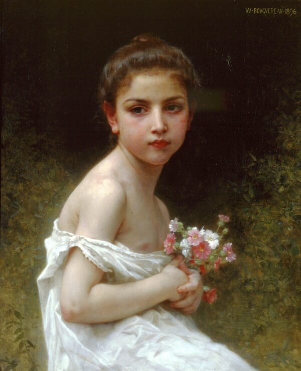 Bouquet de meninas – William Bouguereau William Bouguereau Artemis Reproduction