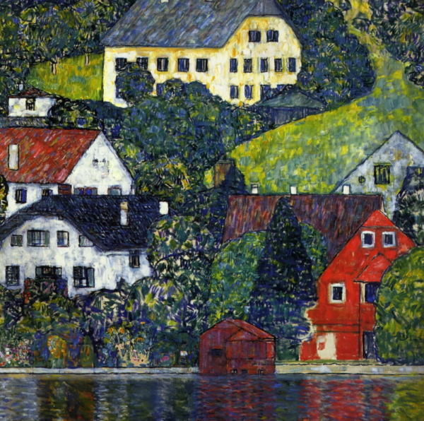 Casas em Unterach no Attersee – Gustav Klimt Gustav Klimt Artemis Reproduction