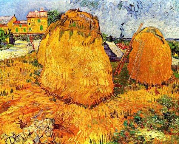 As fardos de feno em Provence – Van Gogh Vincent Van Gogh Artemis Reproduction