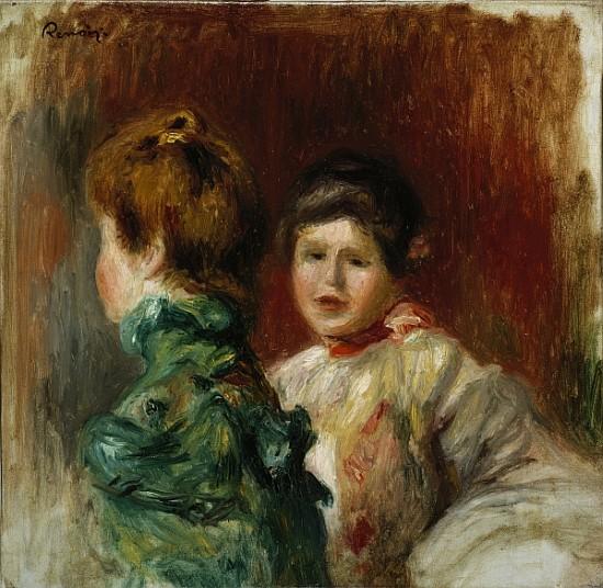 Cabeças de duas mulheres, c.1895 – Pierre-Auguste Renoir Pierre-Auguste Renoir Artemis Reproduction