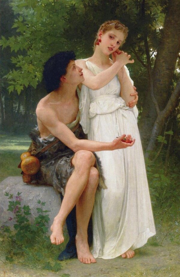 Seus primeiros joias – William Bouguereau William Bouguereau Artemis Reproduction