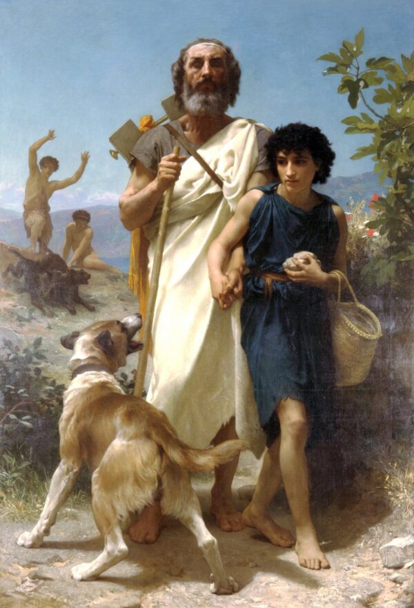 Homero e seu guia – William Bouguereau William Bouguereau Artemis Reproduction