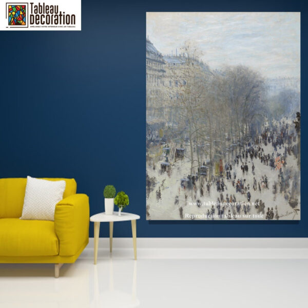 Boulevard dos Capuchinhos – Quadro de Monet Claude Monet Artemis Reproduction 2