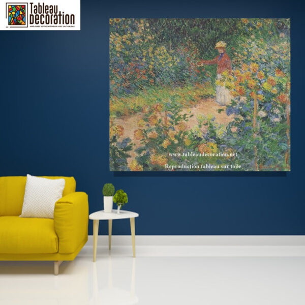 Quadro O Jardim de Claude Monet Claude Monet Artemis Reproduction 2