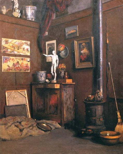 Interior de um estúdio – Caillebotte Gustave Caillebotte Artemis Reproduction