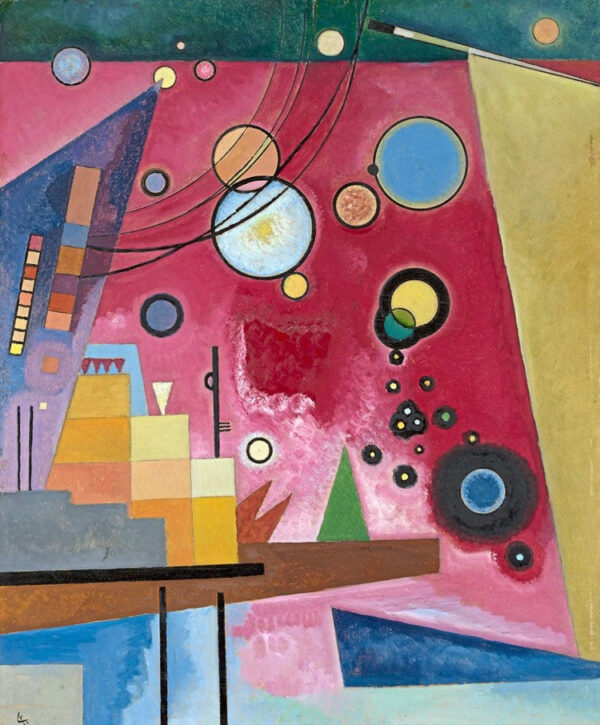 Rouge lourd – Vassily Kandinsky em português brasileiro é “Vermelho Pesado – Vassily Kandinsky Wassily Kandinsky Artemis Reproduction