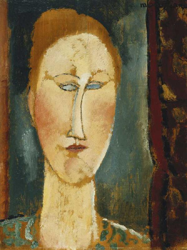 Cabeça de uma ruiva – Amadeo Modigliani Artemis Reproduction