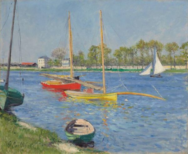 A Sena em Argenteuil – Caillebotte Gustave Caillebotte Artemis Reproduction