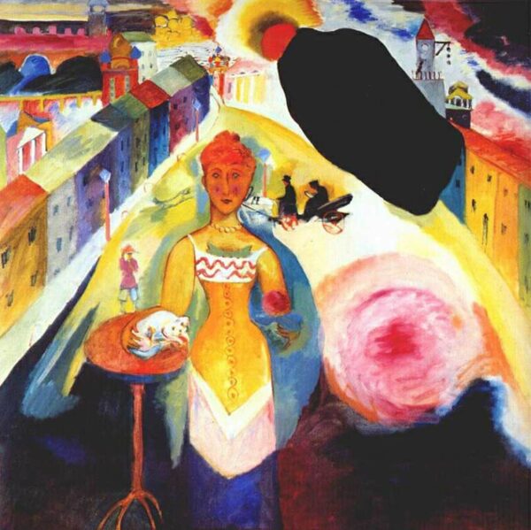 Dama em Moscou – Vassily Kandinsky Wassily Kandinsky Artemis Reproduction