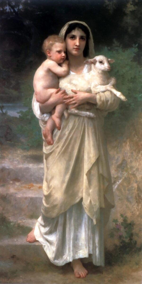 Os Cordeiros – William Bouguereau William Bouguereau Artemis Reproduction