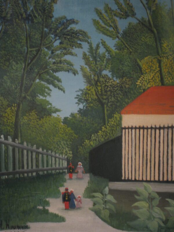 Paisagem no parque de Montsouris com cinco personagens – Henri Rousseau Henri Rousseau Artemis Reproduction