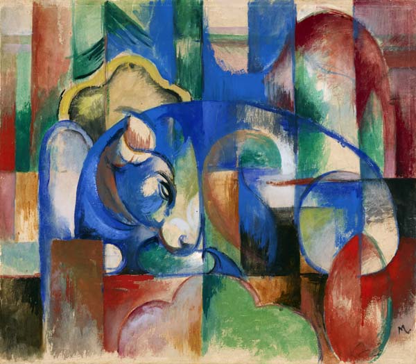 Touro alongado – Franz Marc Franz Marc Artemis Reproduction