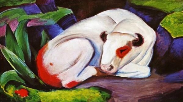 Touro Branco – Franz Marc Franz Marc Artemis Reproduction