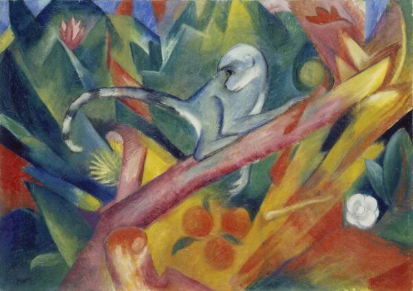 O macaco – Franz Marc Franz Marc Artemis Reproduction