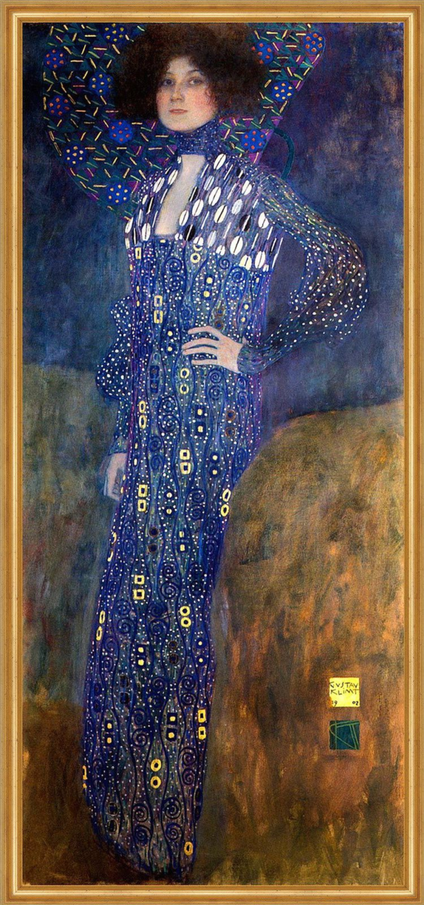 Retrato de Emilie Flöge II – Gustav Klimt Gustav Klimt Artemis Reproduction