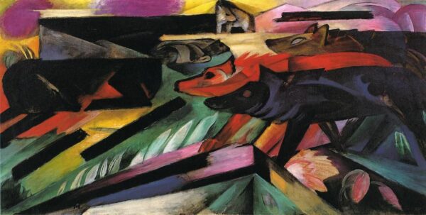 Os Lobos (Guerra dos Bálcãs) – Franz Marc Franz Marc Artemis Reproduction