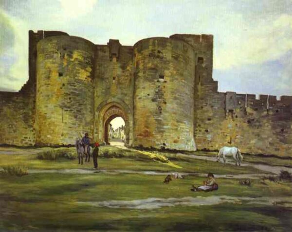 Porto da Rainha em Aigues-Mortes – Frédéric Bazille Frédéric Bazille Artemis Reproduction