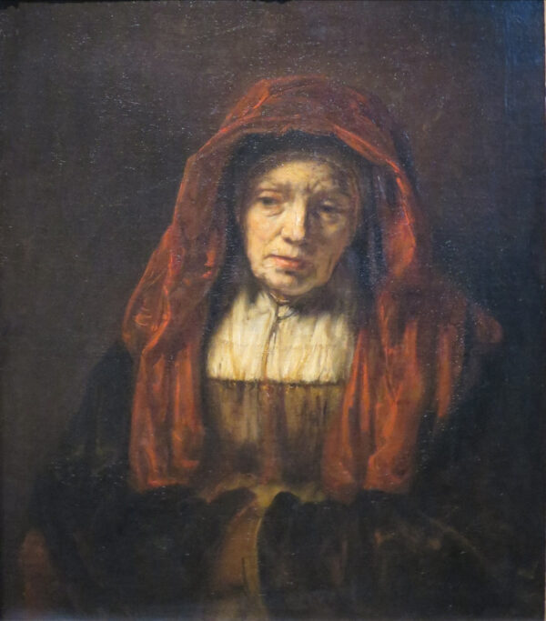 Retrato de uma velha mulher – Rembrandt van Rijn Rembrandt van Rijn Artemis Reproduction