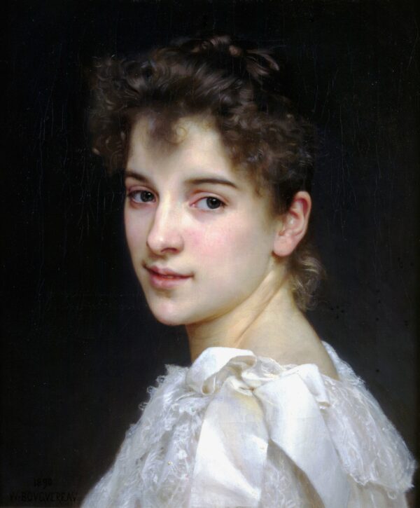 Retrato de Gabrielle Cot – William Bouguereau William Bouguereau Artemis Reproduction