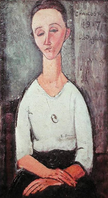 Retrato de Madame Chakowska – Amadeo Modigliani Artemis Reproduction