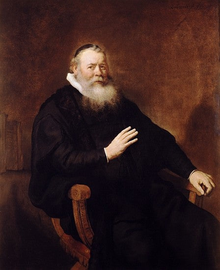 Retrato do pastor Eleazer Swalmius, 1637 – Rembrandt van Rijn Rembrandt van Rijn Artemis Reproduction