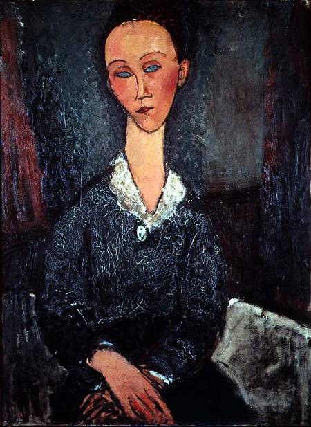 Retrato de uma mulher com colarinho branco – Amadeo Modigliani Artemis Reproduction