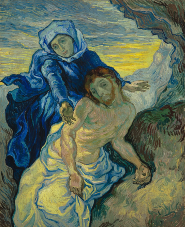 Pietà (depois de Delacroix) – Van Gogh Vincent Van Gogh Artemis Reproduction