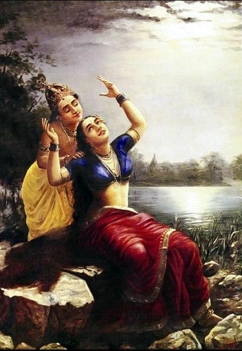 Radha e Madhav – Ravi Varmâ Artemis Reproduction